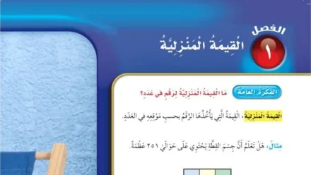 حل الفصل الأول القيمة المنزلية